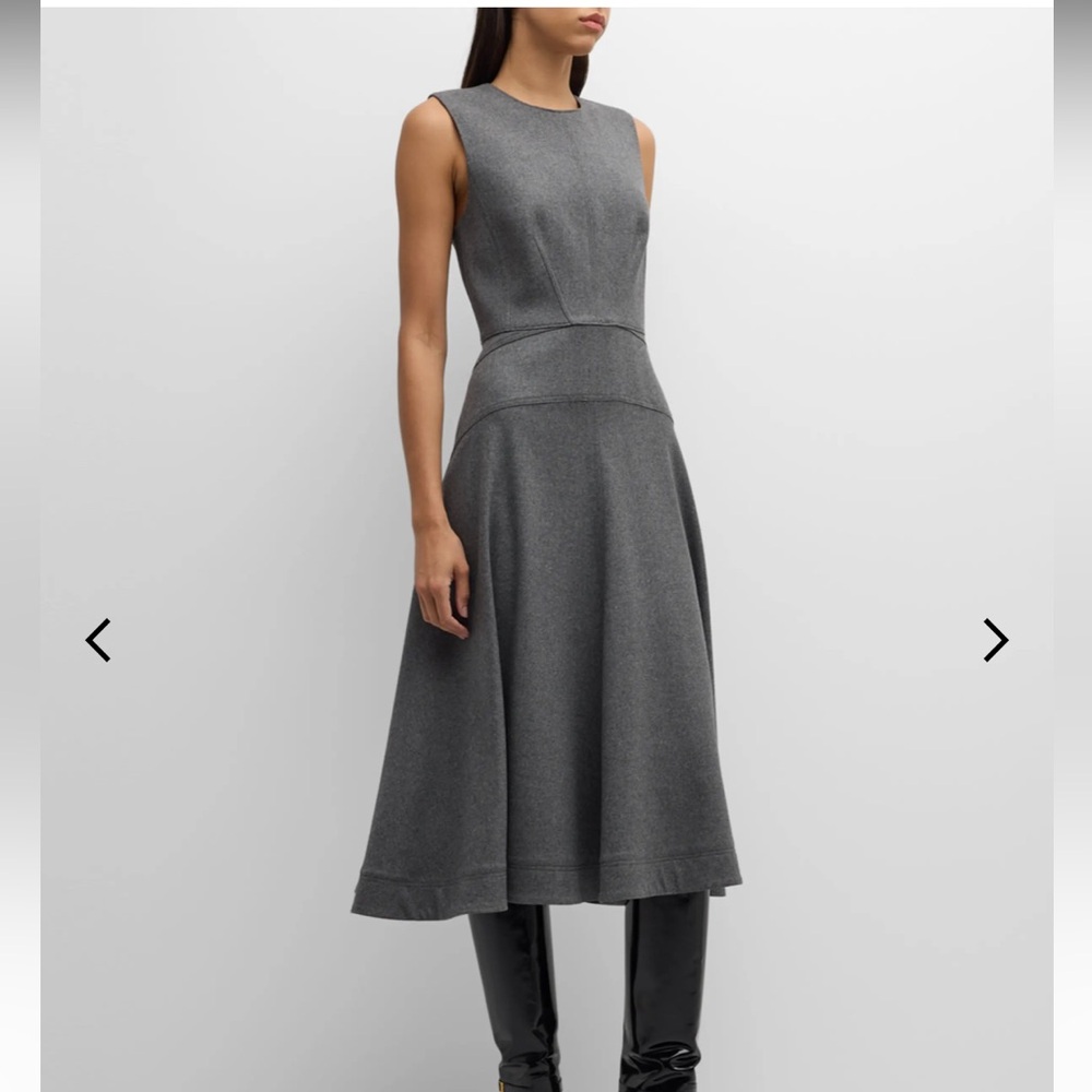 Veronica beard Karrigan Sleeveless A-Line Midi Dress